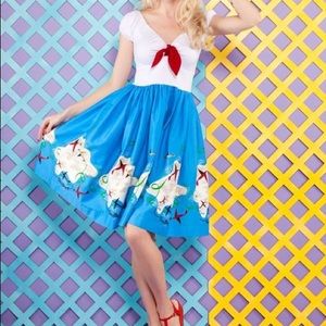 Mary Blair airplane dress
